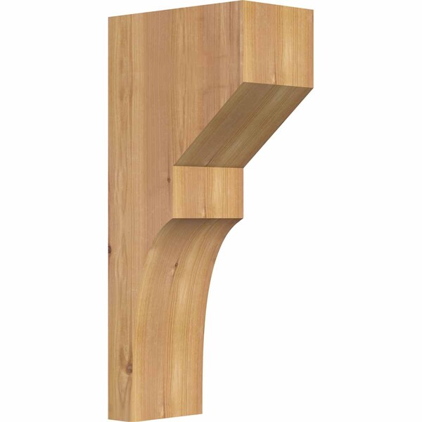 Ekena Millwork Monterey Smooth Corbel, Western Red Cedar, 5 1/2"W x 10"D x 22"H COR06X10X22MON00SWR - main